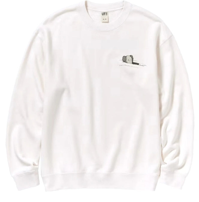 KAWS x UNIQLO UT Graphic Sweatshirt White Sneakerville