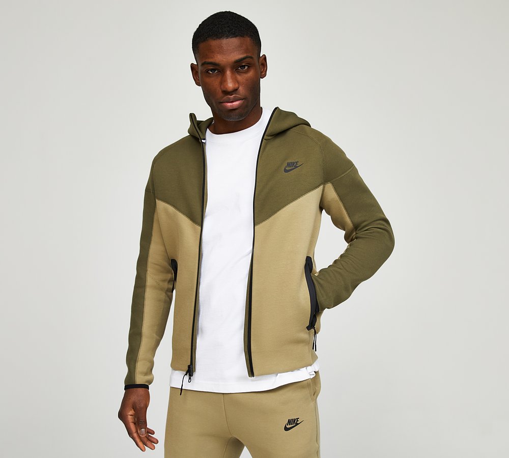 Nike Sportwear Tech Fleece Windrunner 'Neutral/Medium Olive'