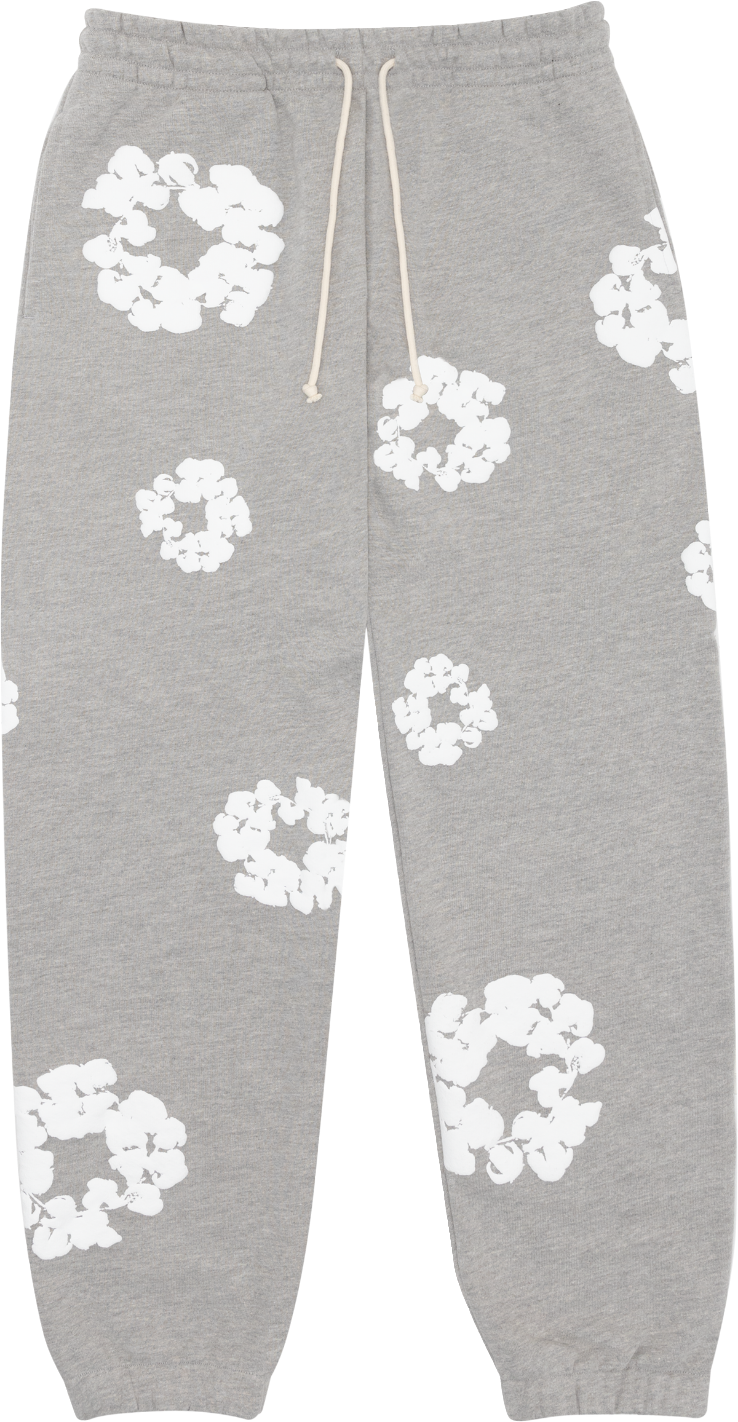 Denim Tear - The Cotton Wreath Sweatpants 'Grey'