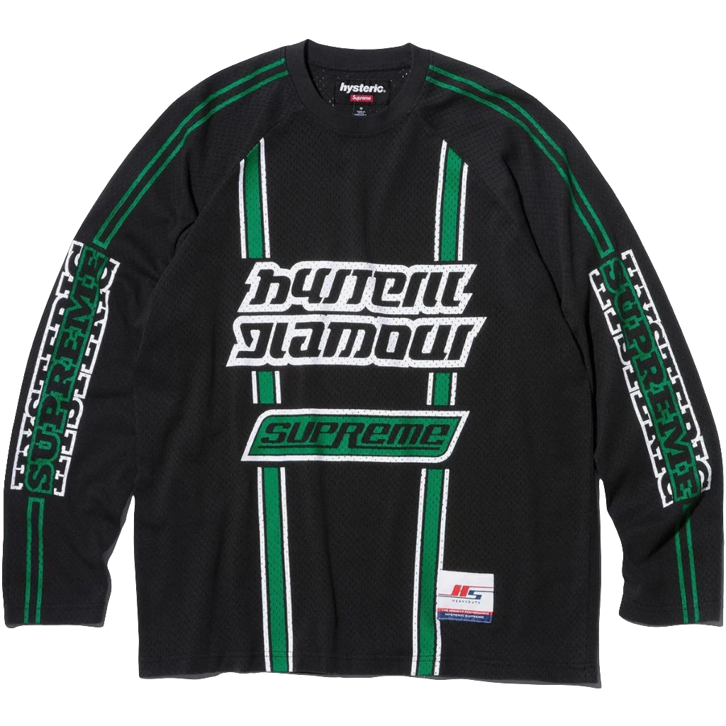 Supreme/Hysteric Glamour Mesh L/S Top 'Black/Green'