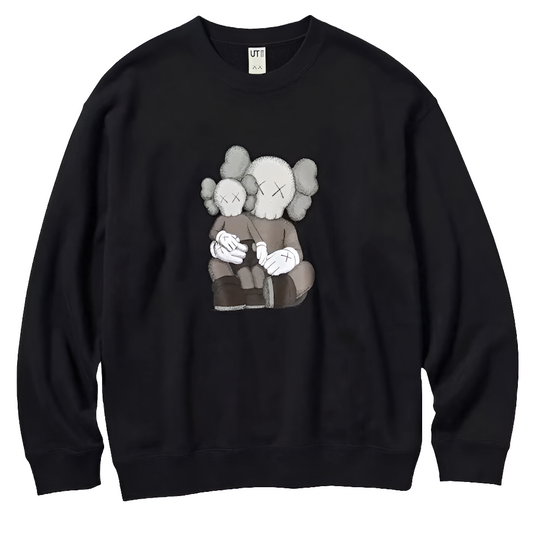 KAWS x UNIQLO UT Graphic SWEATSHIRT 'Black'