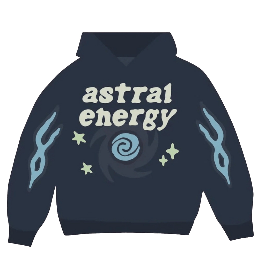 Broken Planet Hoodie 'Astral Energy' - Outer Space Blue