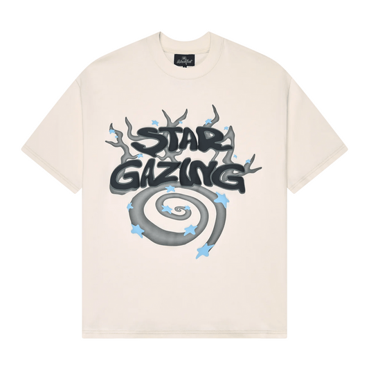 Broken Planet T- Shirt - Stargazing 'Vanilla White'