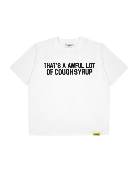 Trapstar X Awful Lot Of Coughsyrup Tee - 'White/Black'